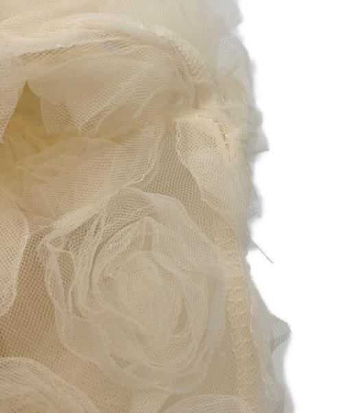 POPPY（ポピー）POPPY (ポピー) FLOWER BALLOON TULLE BOLERO ベージュ サイズ:Fの古着・服飾アイテム