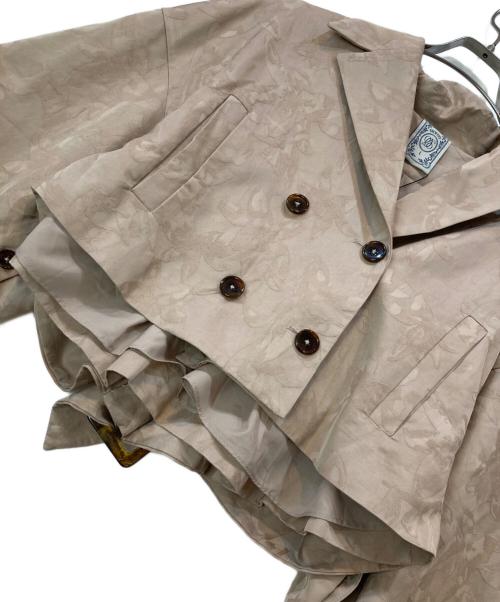 Tnewties（トゥエンティーズ）Tnewties (トゥエンティーズ) クロップドジャケット ブラウン サイズ:Lの古着・服飾アイテム