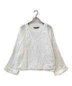 mizuiro-indミズイロインド）の古着「長袖ブラウス」｜ホワイト