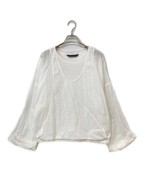mizuiro-ind（ミズイロインド）mizuiro-ind (ミズイロインド) 長袖ブラウス ホワイト サイズ:-の古着・服飾アイテム