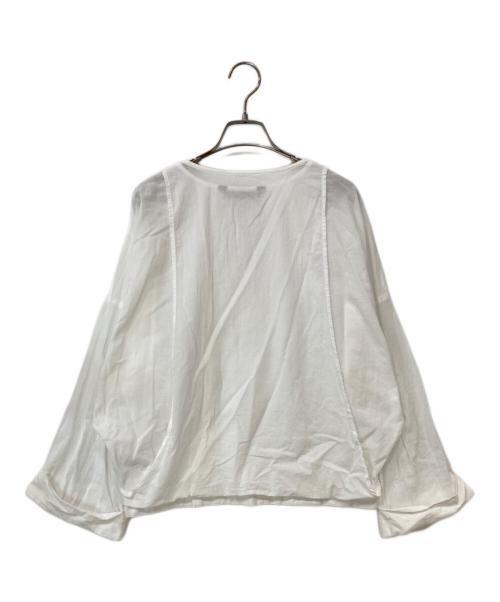 mizuiro-ind（ミズイロインド）mizuiro-ind (ミズイロインド) 長袖ブラウス ホワイト サイズ:-の古着・服飾アイテム
