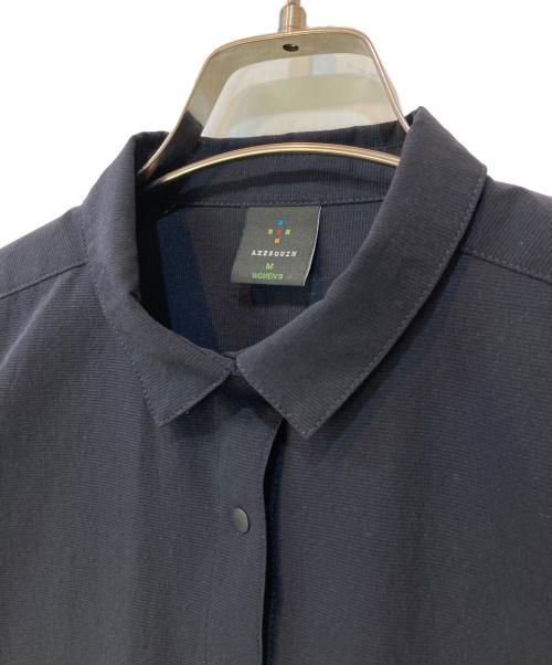 axesquin（アクシーズクイン）axesquin (アクシーズクイン) Ventilation Shirt ブラック サイズ:Mの古着・服飾アイテム