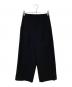BEIGE（ベイジ）の古着「タックワイドパンツ」｜ブラック