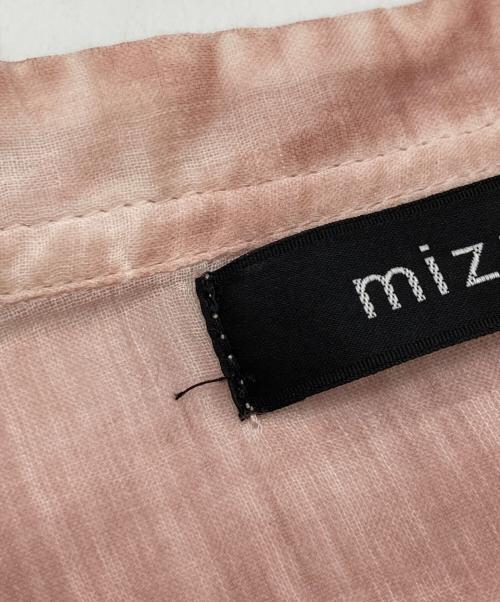 mizuiro-ind（ミズイロインド）mizuiro-ind (ミズイロインド) ピグメントダイシャツワンピース ピンク サイズ:-の古着・服飾アイテム
