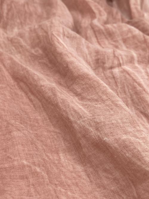 mizuiro-ind（ミズイロインド）mizuiro-ind (ミズイロインド) ピグメントダイシャツワンピース ピンク サイズ:-の古着・服飾アイテム