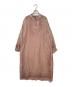 mizuiro-ind（ミズイロインド）の古着「ピグメントダイシャツワンピース」｜ピンク
