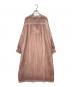 mizuiro-ind (ミズイロインド) ピグメントダイシャツワンピース ピンク サイズ:-：5000円