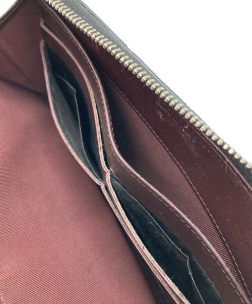 CHANEL（シャネル）CHANEL (シャネル) キャビアスキンマトラッセラウンドジップ財布 ブラックの古着・服飾アイテム