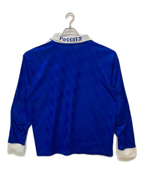 adidas（アディダス）adidas (アディダス) Gosha Rubchinskiy (ゴーシャラブチンスキー) Football Jersey ブルー サイズ:Mの古着・服飾アイテム