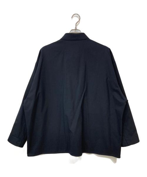 My Beautiful Landlet（マイビューティフルランドレット）My Beautiful Landlet (マイビューティフルランドレット) TROPICAL CLOTH BIG POCKET POLO ネイビーの古着・服飾アイテム