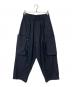 My Beautiful Landlet（マイビューティフルランドレット）の古着「TROPICAL CLOTH WIDE CARGO PANTS」｜ネイビー