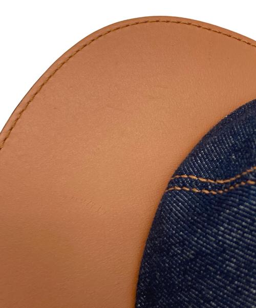 J.W.ANDERSON（ジェイダブリューアンダーソン）J.W.ANDERSON (ジェイダブリューアンダーソン) Midi Denim Cap Bag ブラウン×ブルー サイズ:-の古着・服飾アイテム