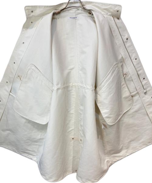 BEAUTY&YOUTH UNITED ARROWS（ビューティーアンドユースユナイテッドアローズ）BEAUTY&YOUTH UNITED ARROWS (ビューティーアンドユースユナイテッドアローズ) ポリエステルOX モッズコート ホワイト サイズ:Sの古着・服飾アイテム