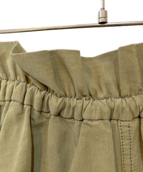 SACRA（サクラ）SACRA (サクラ) CO/LI WASHED TYPEWRITER SKIRT オリーブ サイズ:38の古着・服飾アイテム