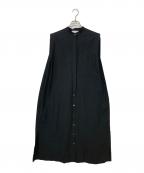 SACRAサクラ）の古着「WASHED TYPEWRITE OP」｜ブラック