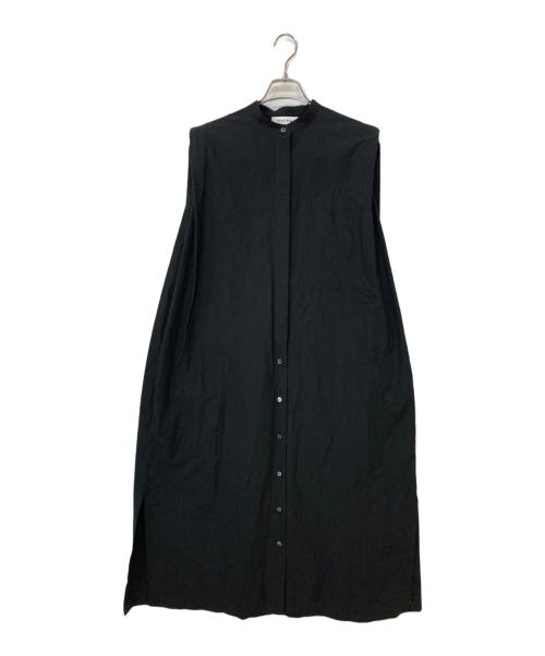 SACRA（サクラ）SACRA (サクラ) WASHED TYPEWRITE OP ブラック サイズ:38の古着・服飾アイテム