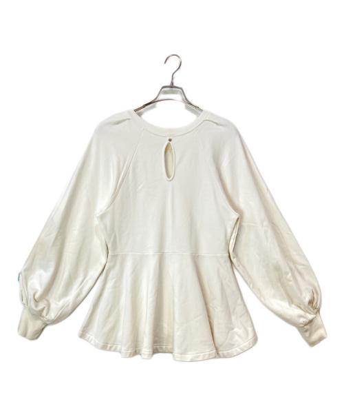 Adam et Rope（アダム エ ロペ）Adam et Rope (アダム エ ロペ) 裾フレアスウェット ベージュ サイズ:Fの古着・服飾アイテム