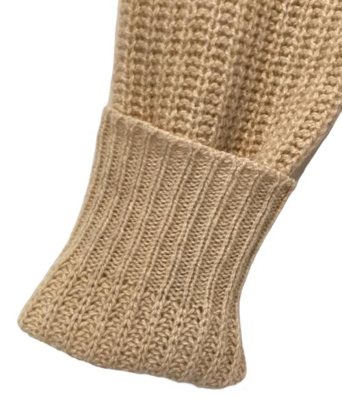 MARNI（マルニ）MARNI (マルニ) カシミヤ切り替えニット ブラウン×ベージュ サイズ:38の古着・服飾アイテム