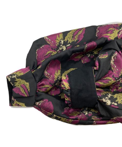 ESTNATION（エストネーション）ESTNATION (エストネーション) フラワージャガードブラウス ブラック サイズ:36の古着・服飾アイテム