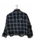 DANKE SCHON (ダンケ シェーン) PIGMENT DAMAGE FLANNEL CHECK LONG SLEEVE SHIRTS ブラック サイズ:M：8000円