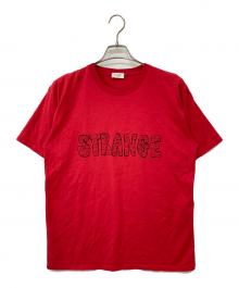 CELINE（セリーヌ）の古着「21AW STRANGE アーティストプリントTシャツ」｜レッド