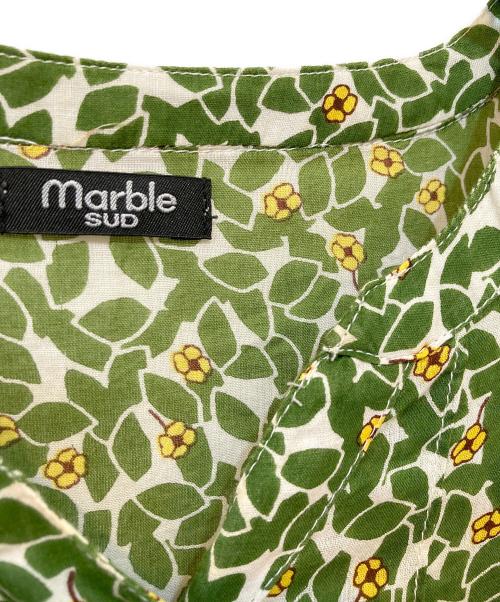 Marble SUD（マーブルシュッド）Marble SUD (マーブルシュッド) リーフ柄ワンピース グリーン サイズ:-の古着・服飾アイテム