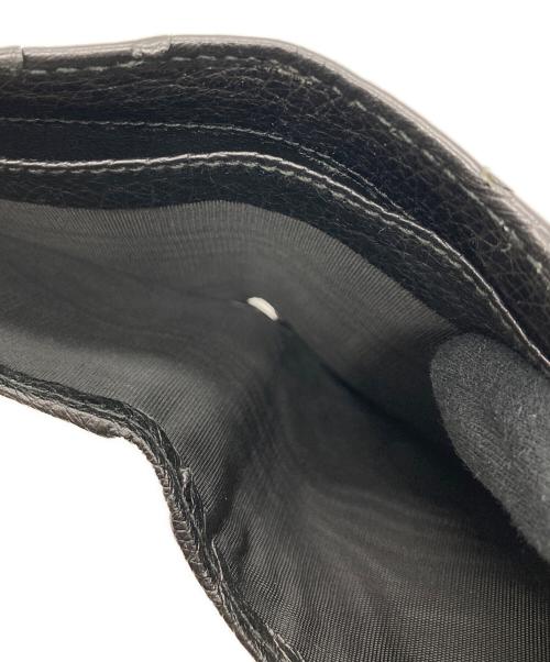 GUCCI（グッチ）GUCCI (グッチ) オーストリッチ 2つ折り財布 ブラック サイズ:-の古着・服飾アイテム