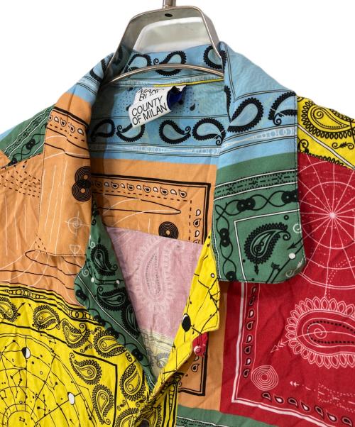 MARCELO BURLON（マルセロバーロン）MARCELO BURLON (マルセロバーロン) バンダナプリントシャツ マルチカラー サイズ:Lの古着・服飾アイテム