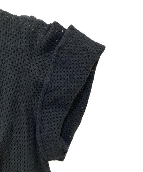 FRAY ID（フレイ アイディー）FRAY ID (フレイ アイディー) カットワークレースフレアスリーブワンピース ブラック サイズ:1の古着・服飾アイテム