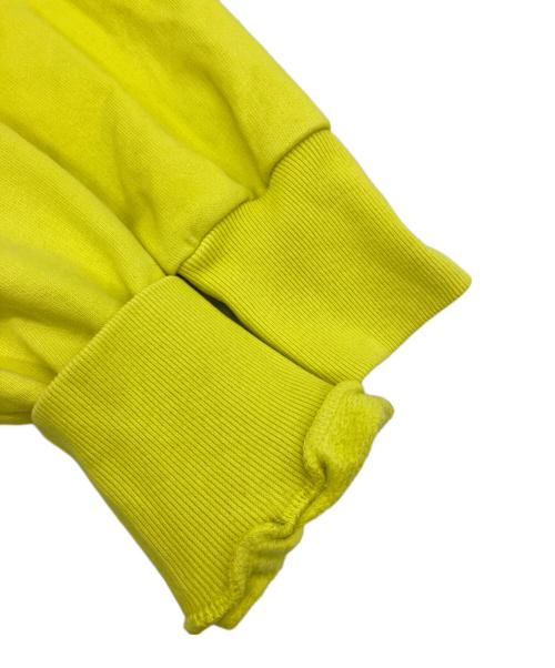 Acne studios（アクネ ストゥディオス）Acne studios (アクネ ストゥディオス) フェイスパッチ クルーネックスウェット イエロー サイズ:XXSの古着・服飾アイテム