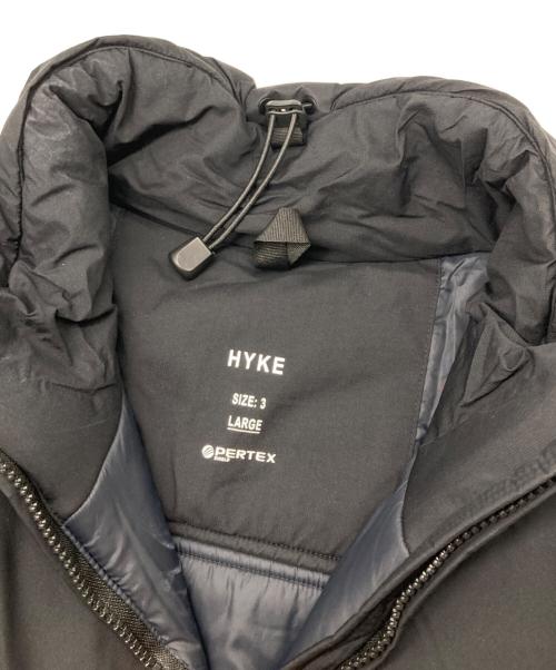 HYKE（ハイク）HYKE (ハイク) PERTEX PUFF JACKET ブラック サイズ:Lの古着・服飾アイテム