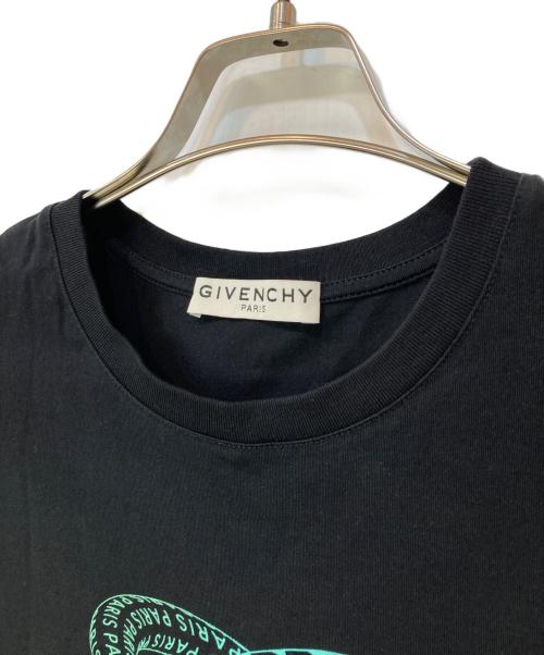 GIVENCHY（ジバンシィ）GIVENCHY (ジバンシィ) RINGS LOGO T-SHIRT ブラック サイズ:XSの古着・服飾アイテム