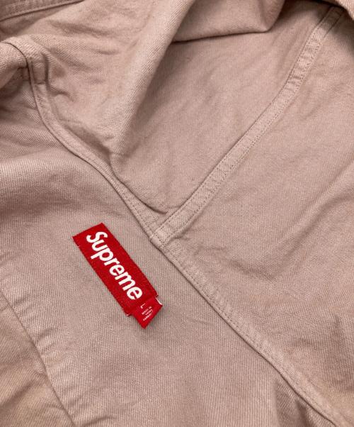 SUPREME（シュプリーム）SUPREME (シュプリーム) Hooded Denim Shirt Dusty Pink Dusty Pink サイズ:Lの古着・服飾アイテム