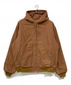 UNUSEDアンユーズド）の古着「DUCK PARKA/ダック　パーカー」｜ブラウン
