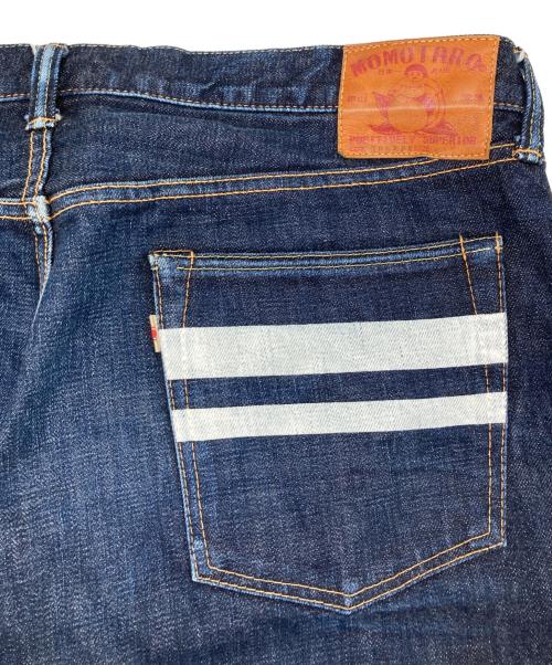 MOMOTARO JEANS（桃太郎ジーンズ）MOMOTARO JEANS (桃太郎ジーンズ) 出陣スリムストレート ボタンフライ デニムパンツ インディゴ サイズ:W40の古着・服飾アイテム