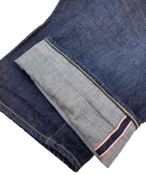 MOMOTARO JEANS（桃太郎ジーンズ）MOMOTARO JEANS (桃太郎ジーンズ) 出陣スリムストレート ボタンフライ デニムパンツ インディゴ サイズ:W40の古着・服飾アイテム