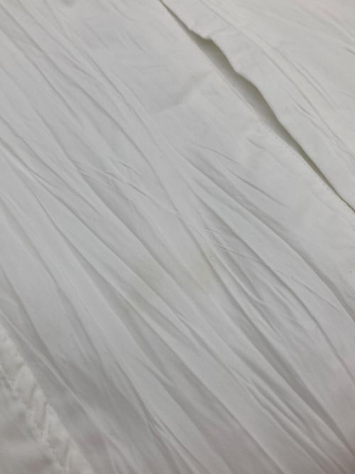 KUON（クオン）KUON (クオン) pleated coaches jacket ホワイト サイズ:XLの古着・服飾アイテム