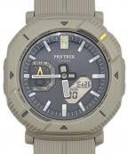 CASIOカシオ）の古着「PRO TREK Hiker Line デジタルウォッチ」｜ベージュ