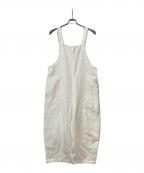 TUTIEツチエ）の古着「サロペット」｜ホワイト