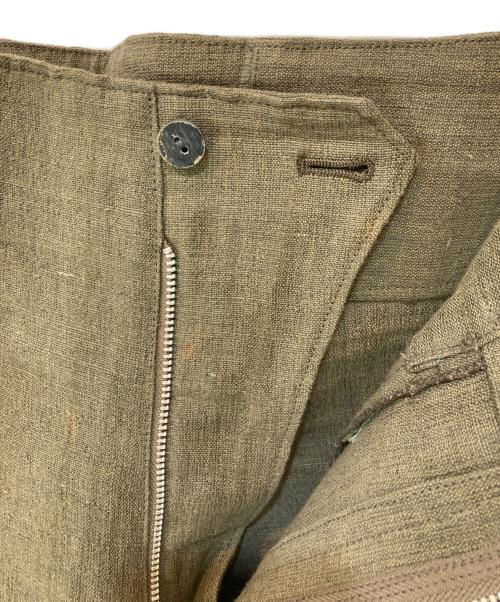 ISSEY MIYAKE（イッセイミヤケ）ISSEY MIYAKE (イッセイミヤケ) 80s リネン混パンツ ブラウン サイズ:Mの古着・服飾アイテム