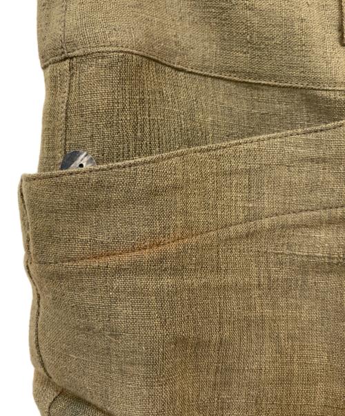 ISSEY MIYAKE（イッセイミヤケ）ISSEY MIYAKE (イッセイミヤケ) 80s リネン混パンツ ブラウン サイズ:Mの古着・服飾アイテム