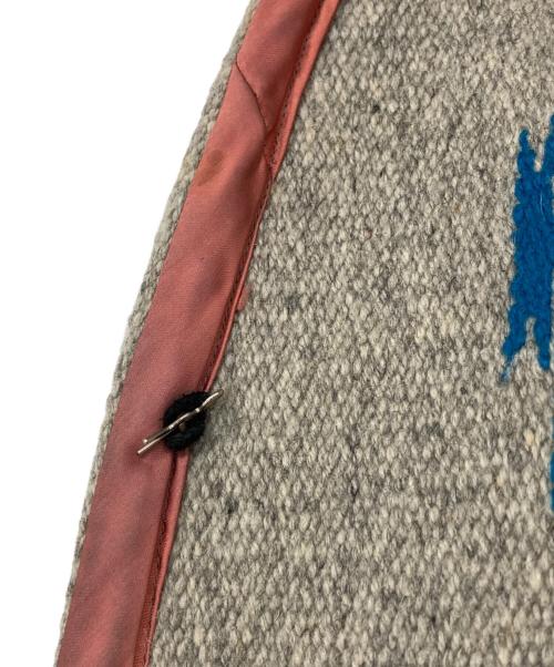 ORTEGA's（オルテガ）ORTEGA's (オルテガ) CHIMAYO HAND WOVEN 100% ALL WOOL VEST グレー サイズ:44の古着・服飾アイテム