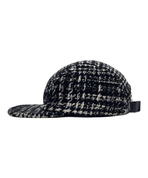 SUPREME（シュプリーム）SUPREME (シュプリーム) 13FW Broken Houndstooth Camp Cap ブロークン ハウンドトゥース キャンプキャップ ホワイト×ブラック サイズ:-の古着・服飾アイテム