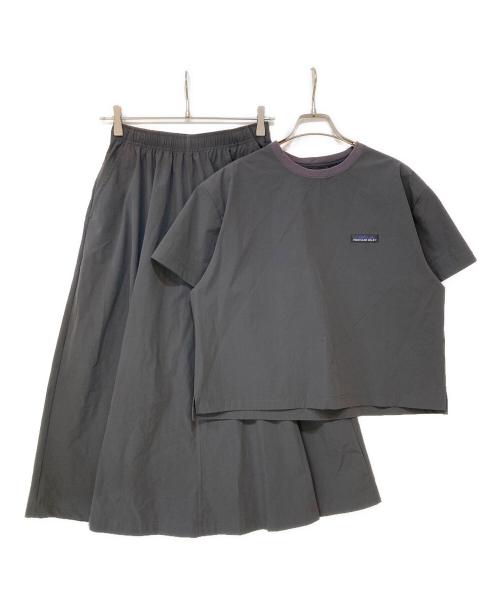 Thousand Mile（サウザンドマイル）Thousand Mile (サウザンドマイル) ナイロンスカートセットアップ グレー サイズ:Fの古着・服飾アイテム