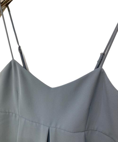 BALLSEY（ボールジィ）BALLSEY (ボールジィ) パフィーツイル ペプラムオールインワン ブルー サイズ:36の古着・服飾アイテム