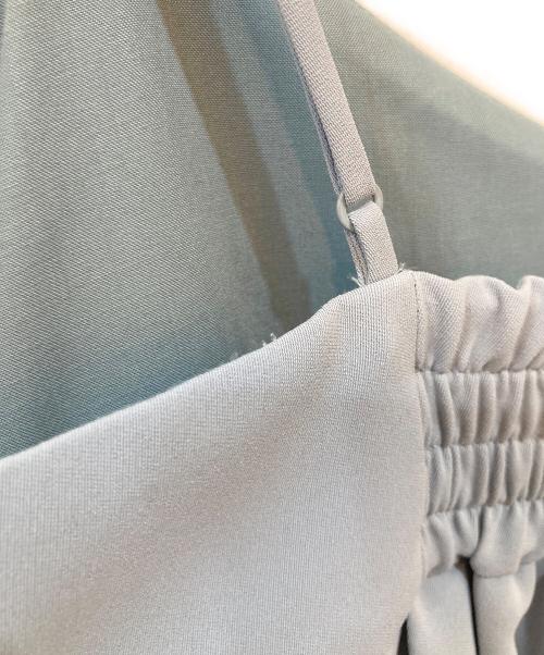 BALLSEY（ボールジィ）BALLSEY (ボールジィ) パフィーツイル ペプラムオールインワン ブルー サイズ:36の古着・服飾アイテム