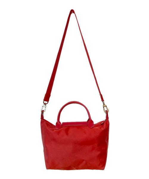 LONGCHAMP（ロンシャン）LONGCHAMP (ロンシャン) 折り畳み 2WAYバッグ レッド サイズ:-の古着・服飾アイテム