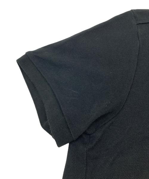 LACOSTE（ラコステ）LACOSTE (ラコステ) ストレッチコットンピケポロシャツ ブラック サイズ:34の古着・服飾アイテム