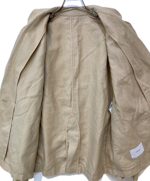 FRAMeWORK（フレームワーク）FRAMeWORK (フレームワーク) ラミーオックステーラードジャケット ベージュ サイズ:38の古着・服飾アイテム
