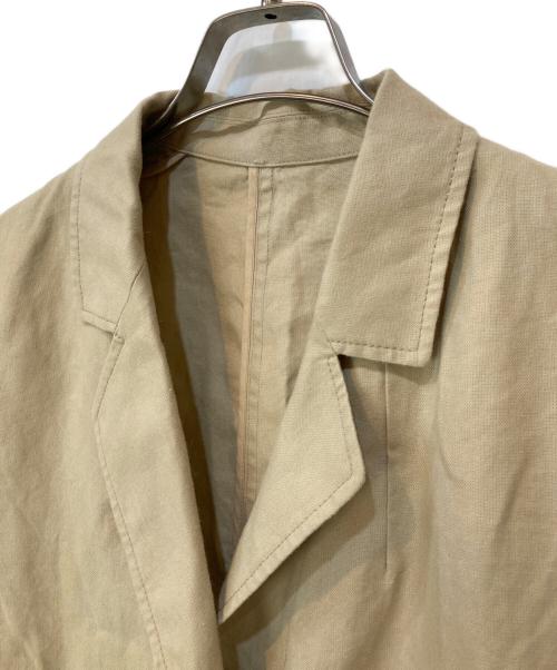 FRAMeWORK（フレームワーク）FRAMeWORK (フレームワーク) ラミーオックステーラードジャケット ベージュ サイズ:38の古着・服飾アイテム